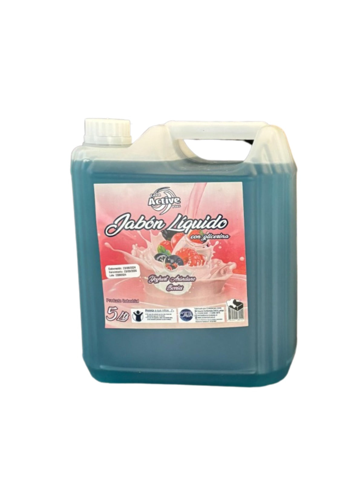 Jabón liquido glicerina 5 Lts. CAVA
