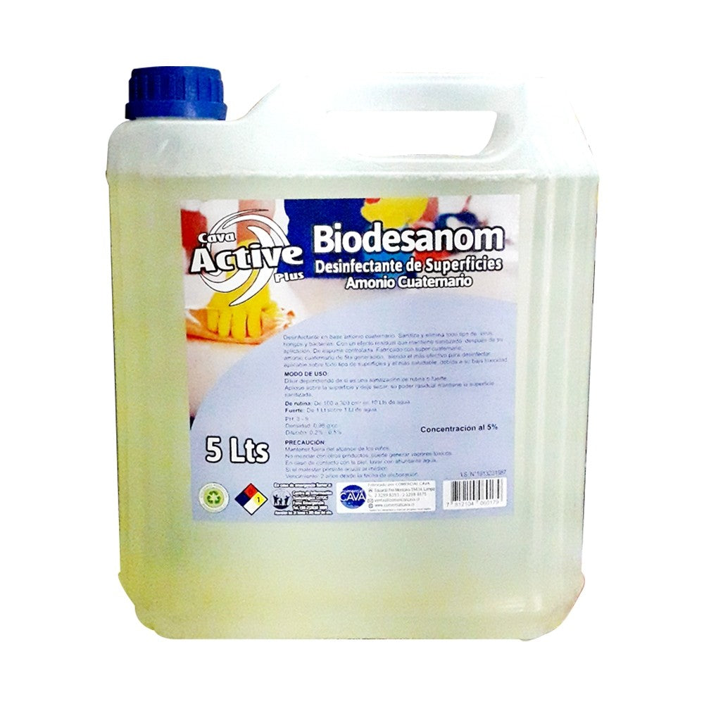 Amonio cuaternario 5 Lts. CAVA