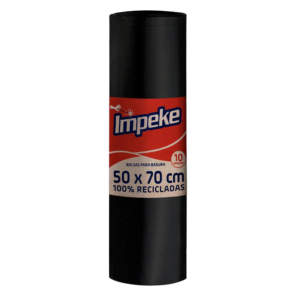 Bolsa de basura 50x70 10 Unidades Impeke