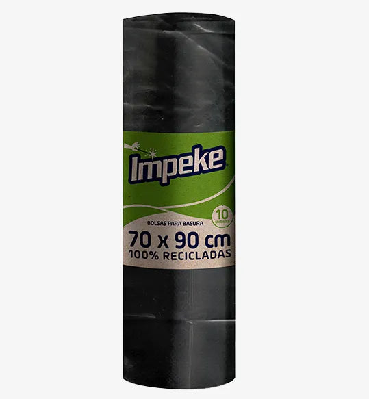Bolsa de basura 70x90 10 Unidades Impeke