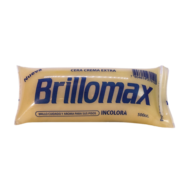 Cera crema incolora 500 cc. Brillomax