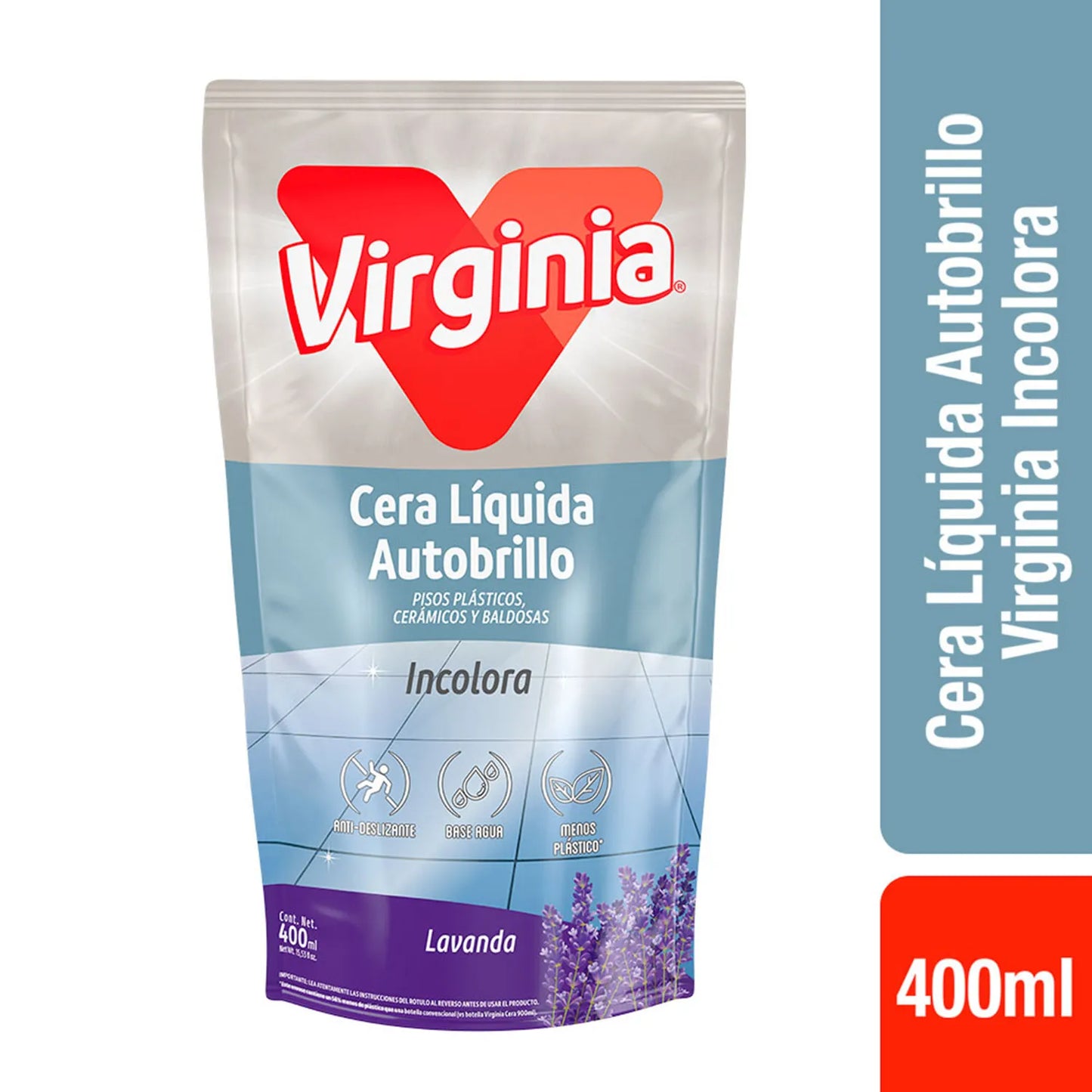 Cera liquida autobrillo incolora 400 ml. Virginia