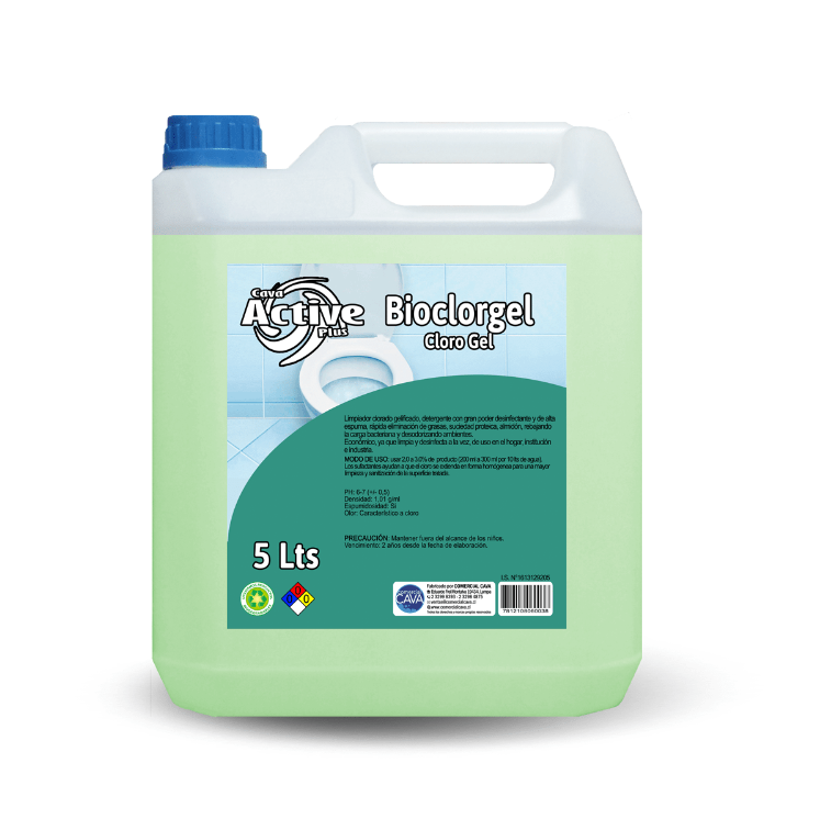 Cloro gel 5 Lts. CAVA
