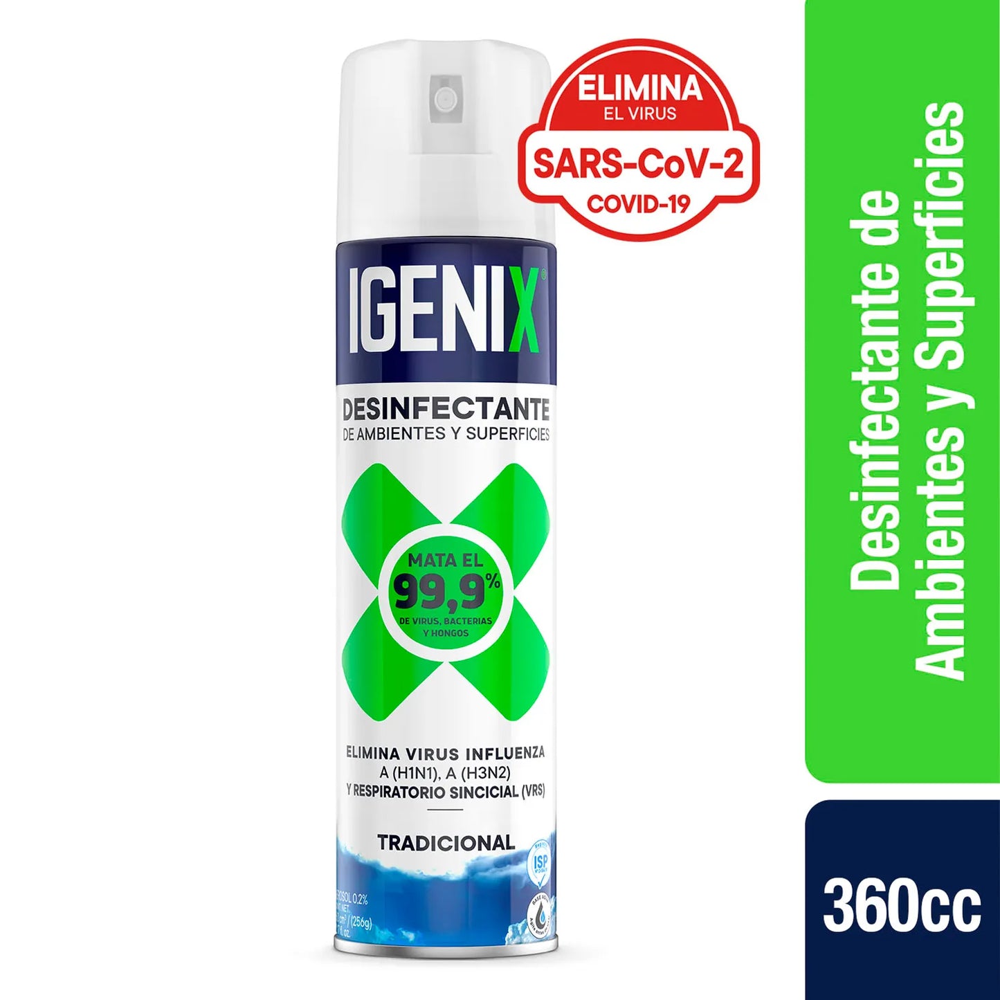 Desinfectante aerosol 360 cc. Igenix