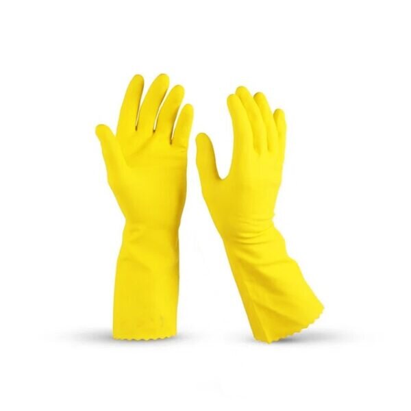 Guantes latex amarillo