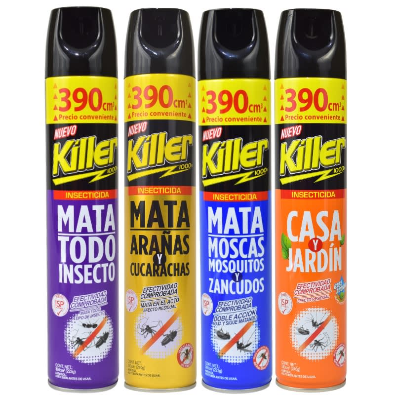 Insecticida killer variedades 390 cc.