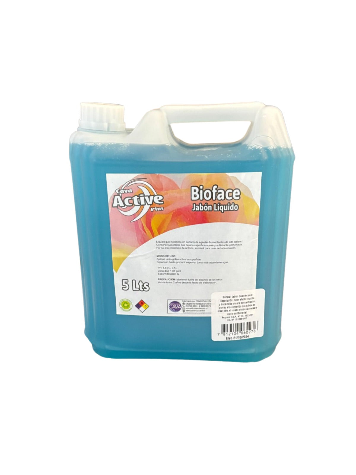 Jabón antibacterial 5 Lts. CAVA