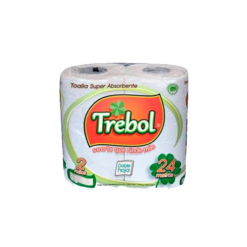 Toalla 2x24 mts. TREBOL