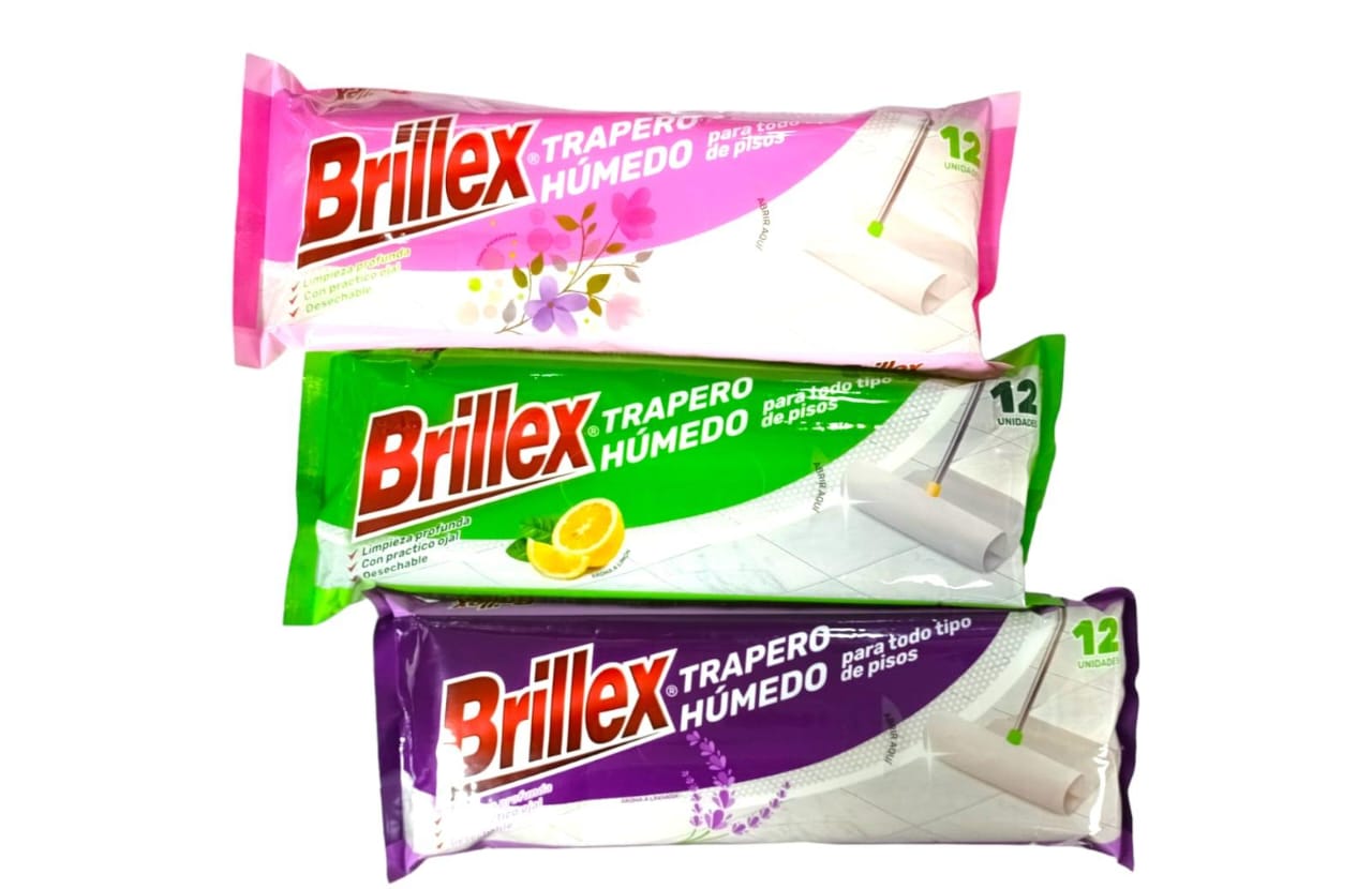 Trapero húmedo con aroma x12 Unds. BRILLEX