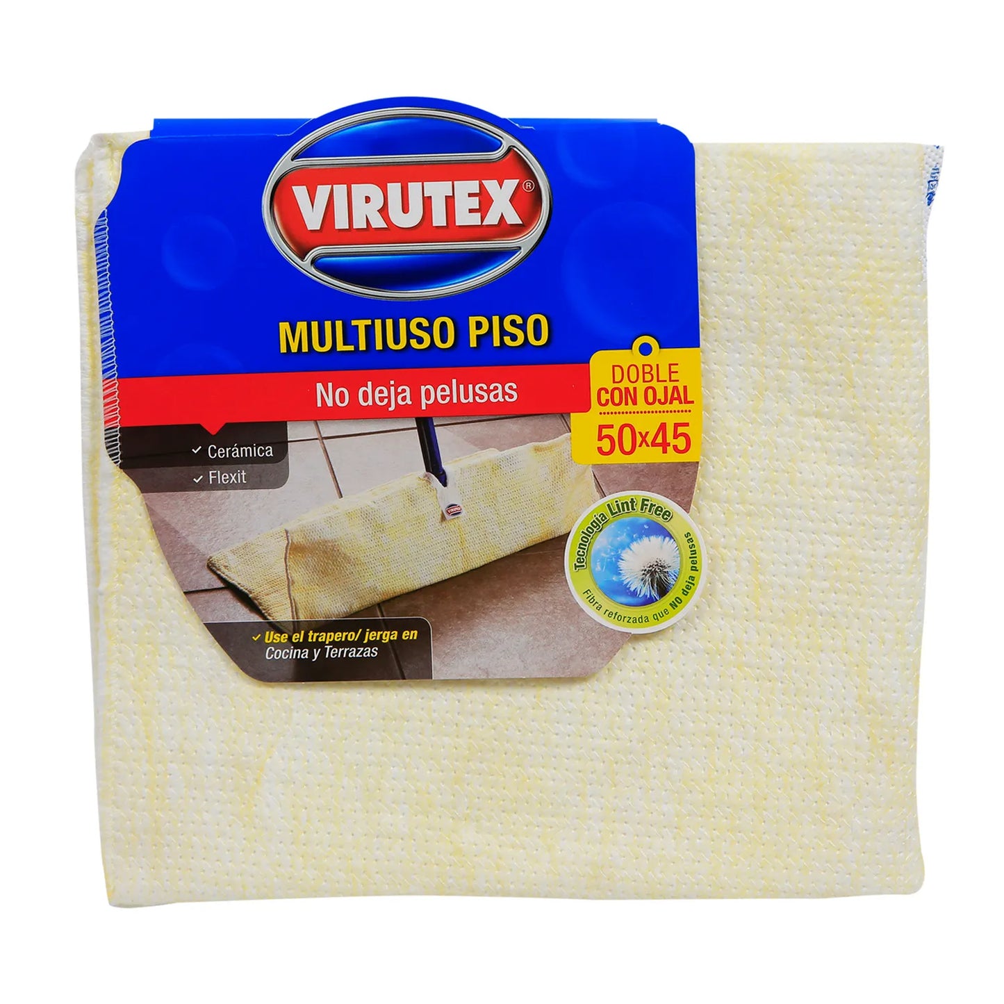Trapero doble con ojal VIRUTEX